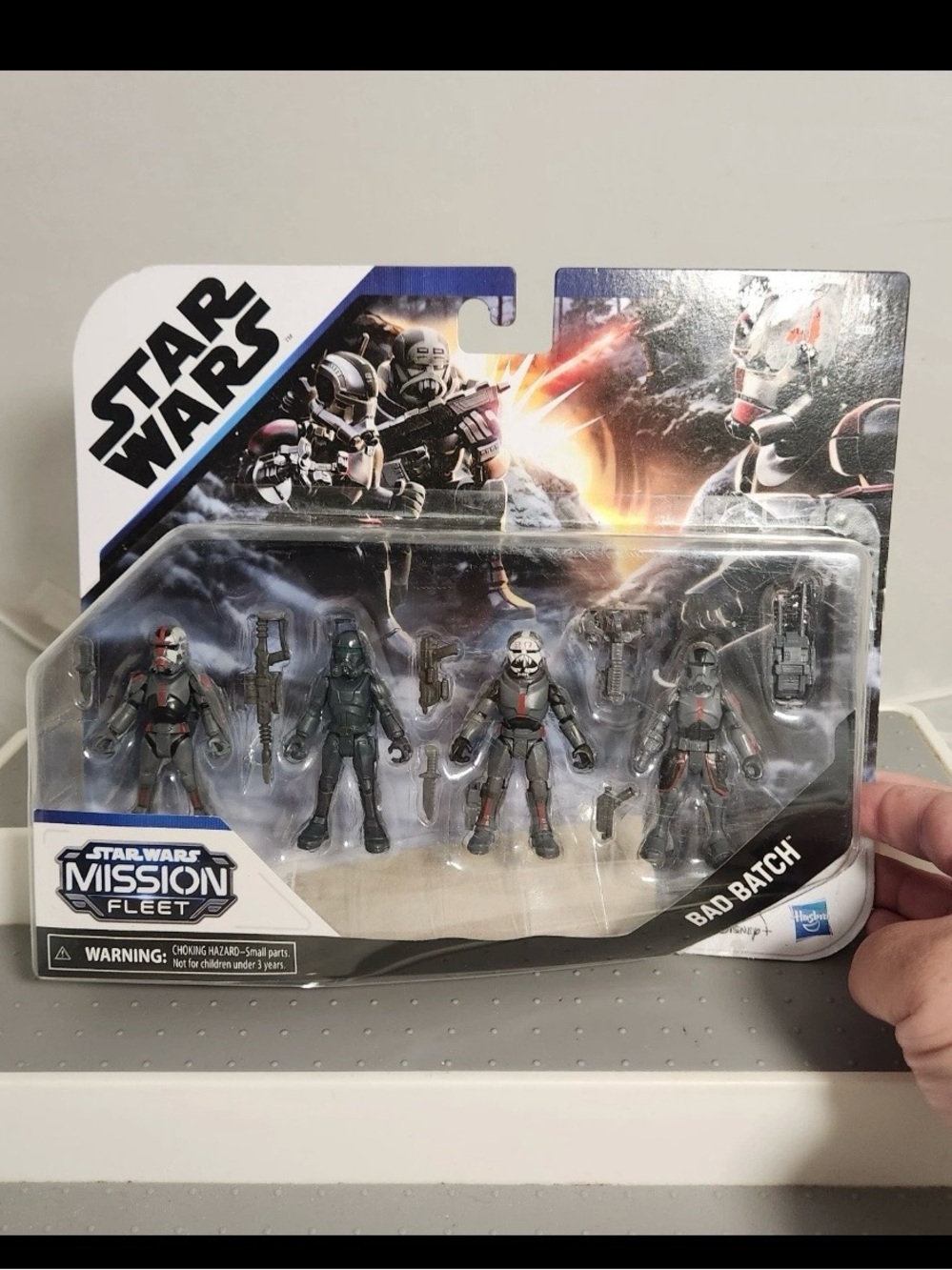 Star Wars Mission Fleet Bad Batch Figures Echo Hunter New Slightly Damaged Box